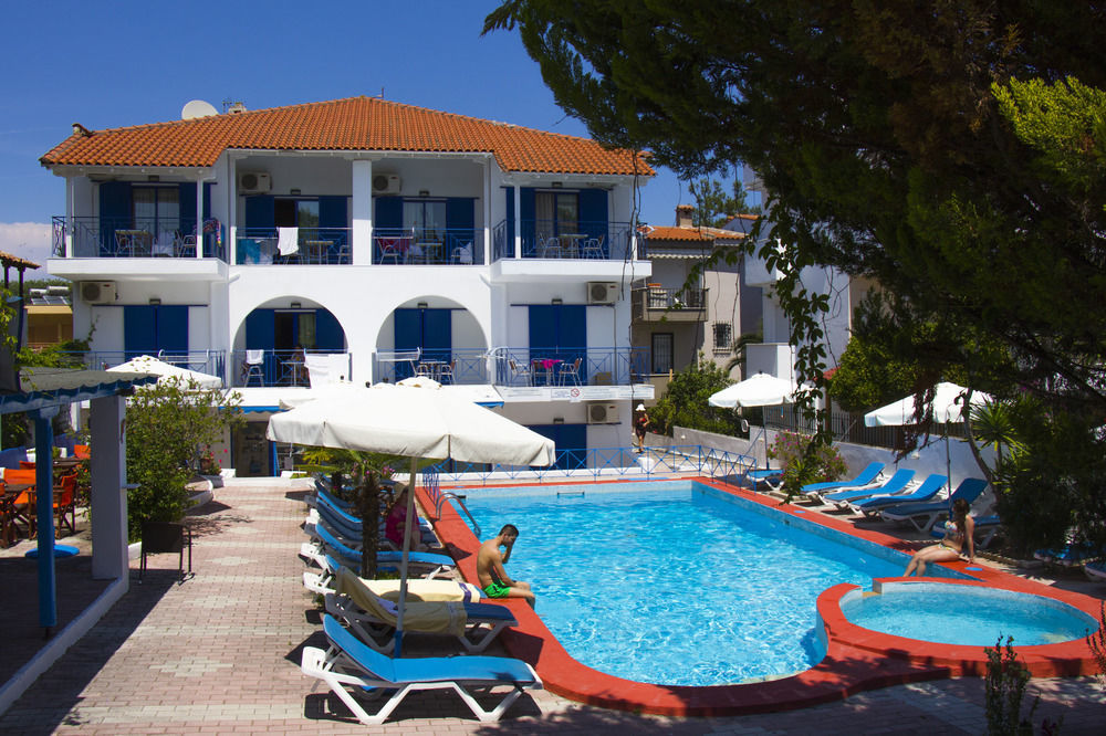 Makedonia Sky Hotel ฮานิโอติ ภายนอก รูปภาพ